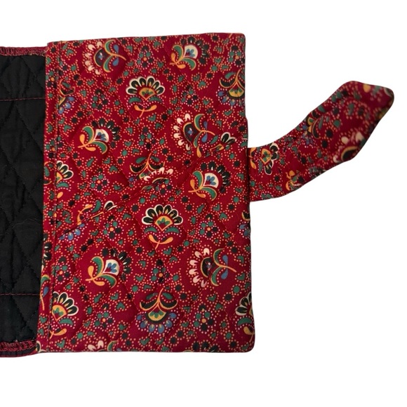 Vera Bradley Red and Green Patterned Wallet - Picture 5 of 9